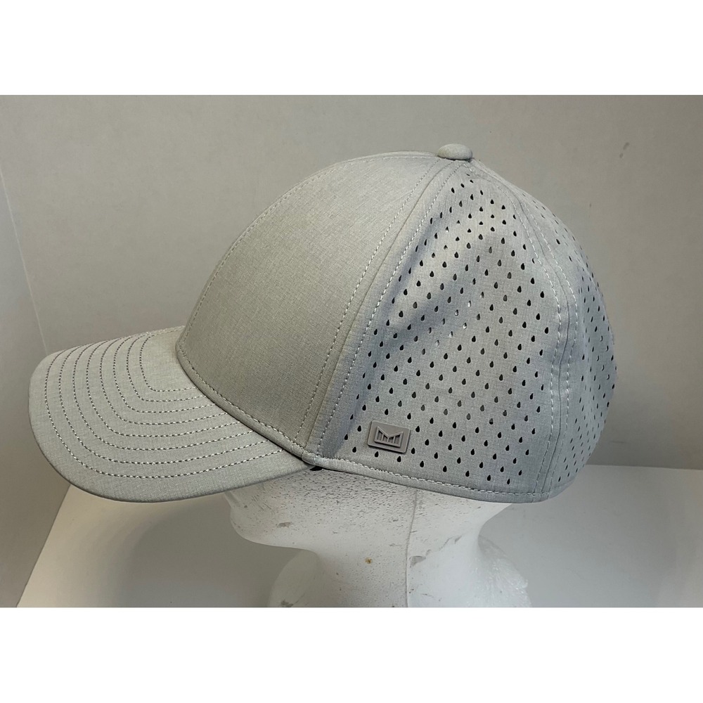 Melin A-Game Hydro Hat Light Grey Performance Snapback Water Resistant Cap